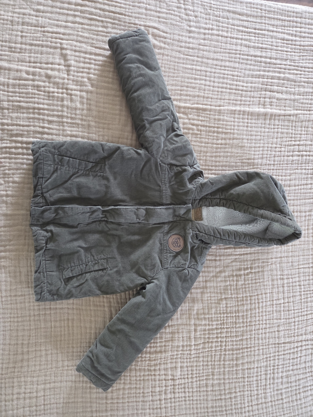 Telludie Kids Hooded Jacket - Olive Green New Without Tags 2T